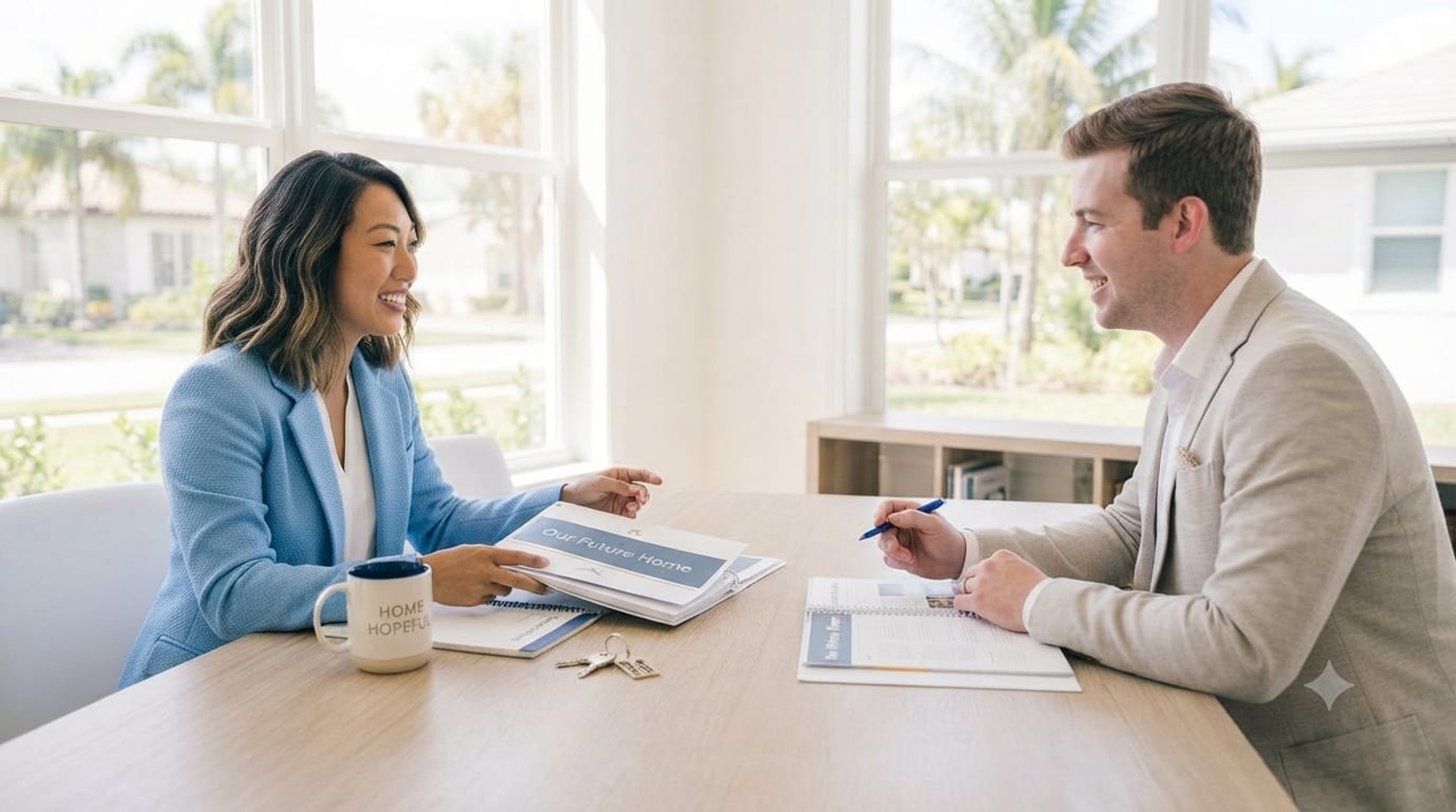A Plaintiffs Trust advisor patiently answering a client's questions