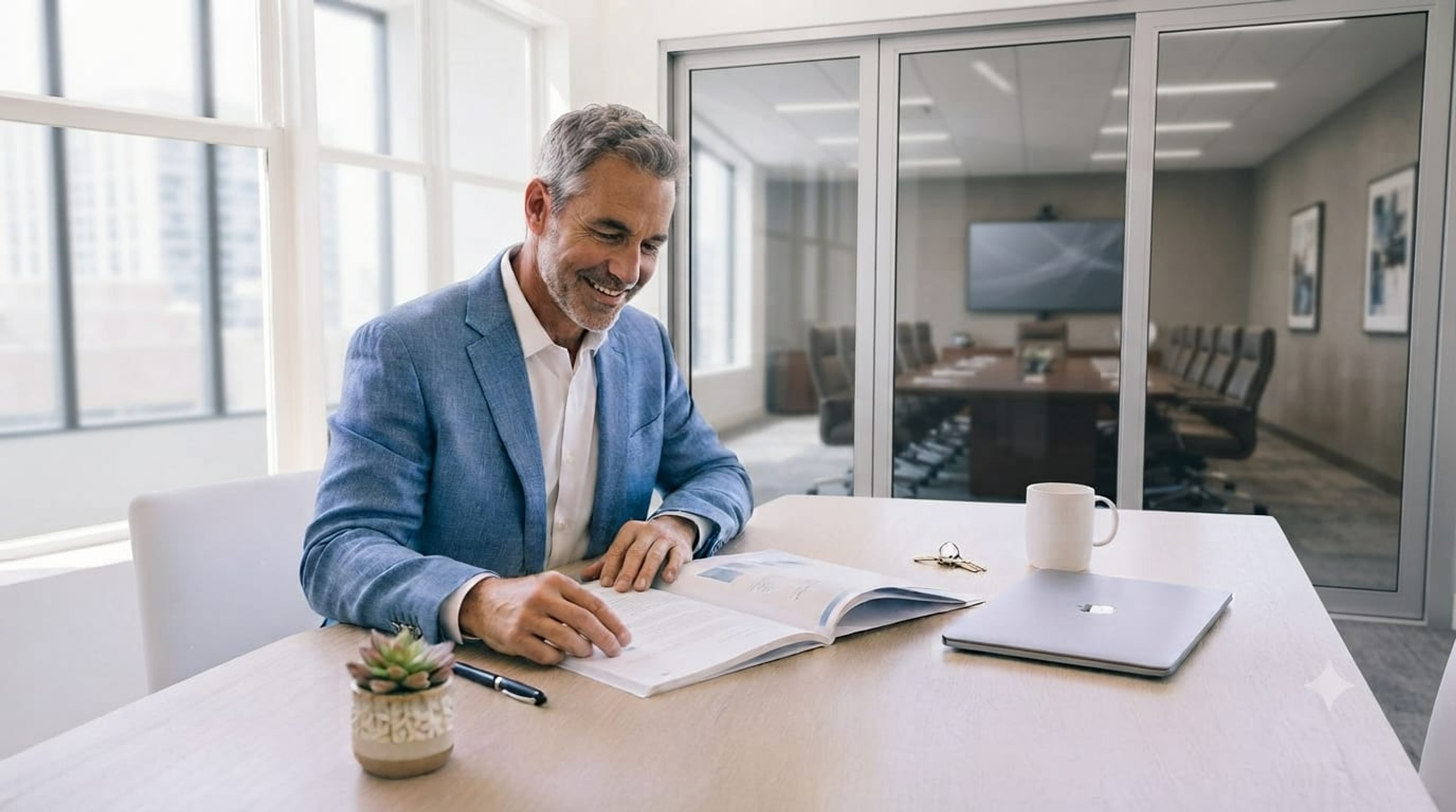 A professional reviewing current benefit figures and settlement updates